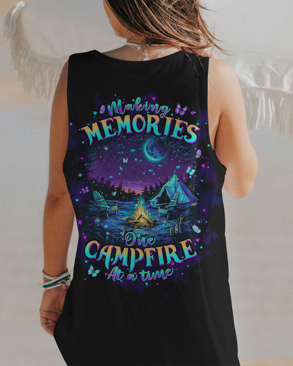 MAKING MEMORIES ONE CAMPFIRE AT A TIME ALL OVER PRINT - TLPQ0310241