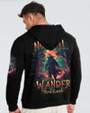 NOT ALL WHO WANDER ARE LOST BIGFOOT HALLOWEEN ALL OVER PRINT - TLPQ1109244