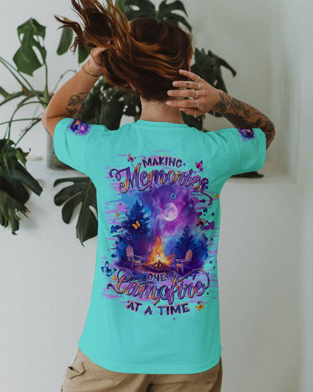 MAKING MEMORIES ONE CAMPFIRE AT A TIME ALL OVER PRINT - TLPQ1208243