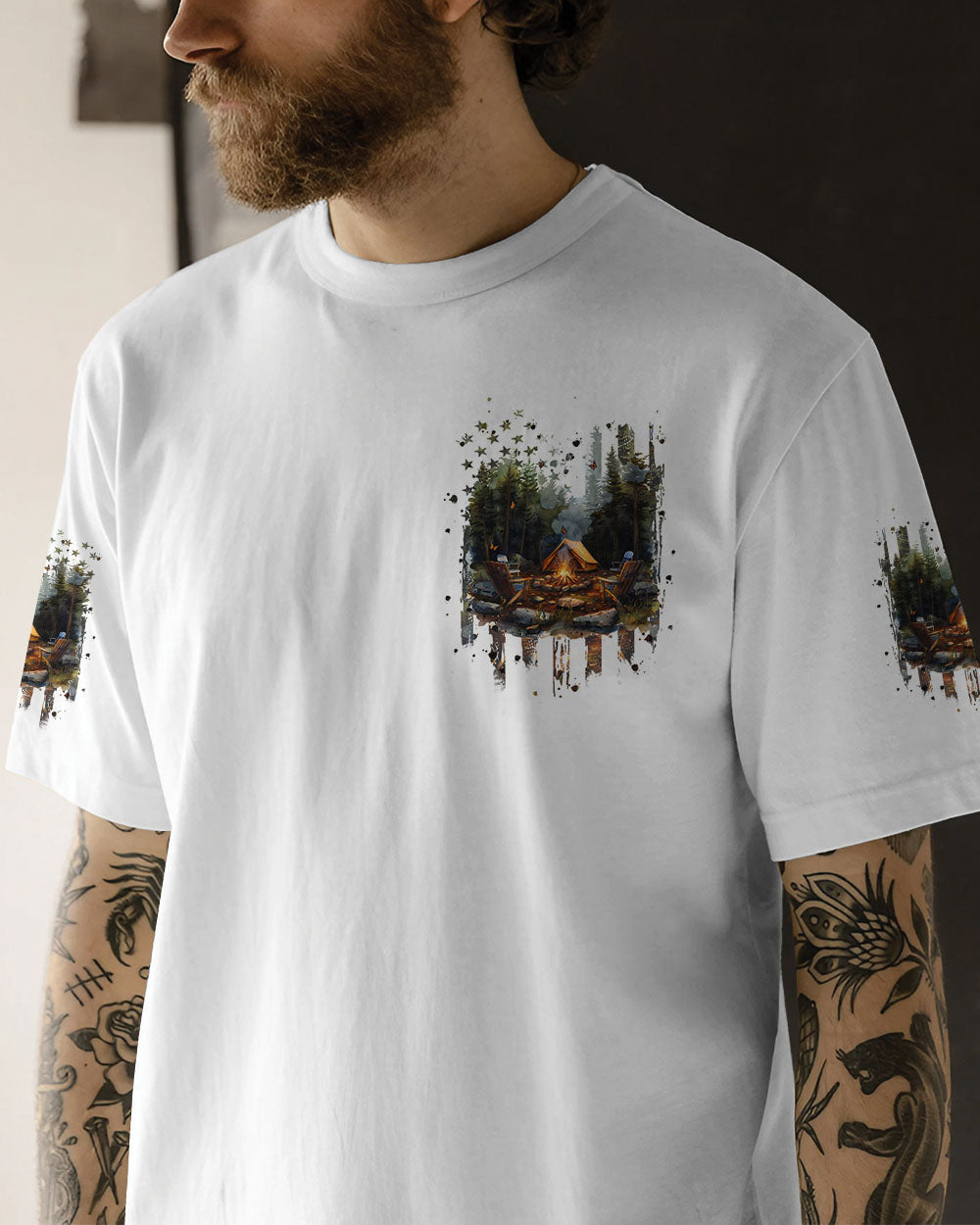 BORN TO EXPLORE DESTINED TO BE WILD ALL OVER PRINT - TLPQ1709244