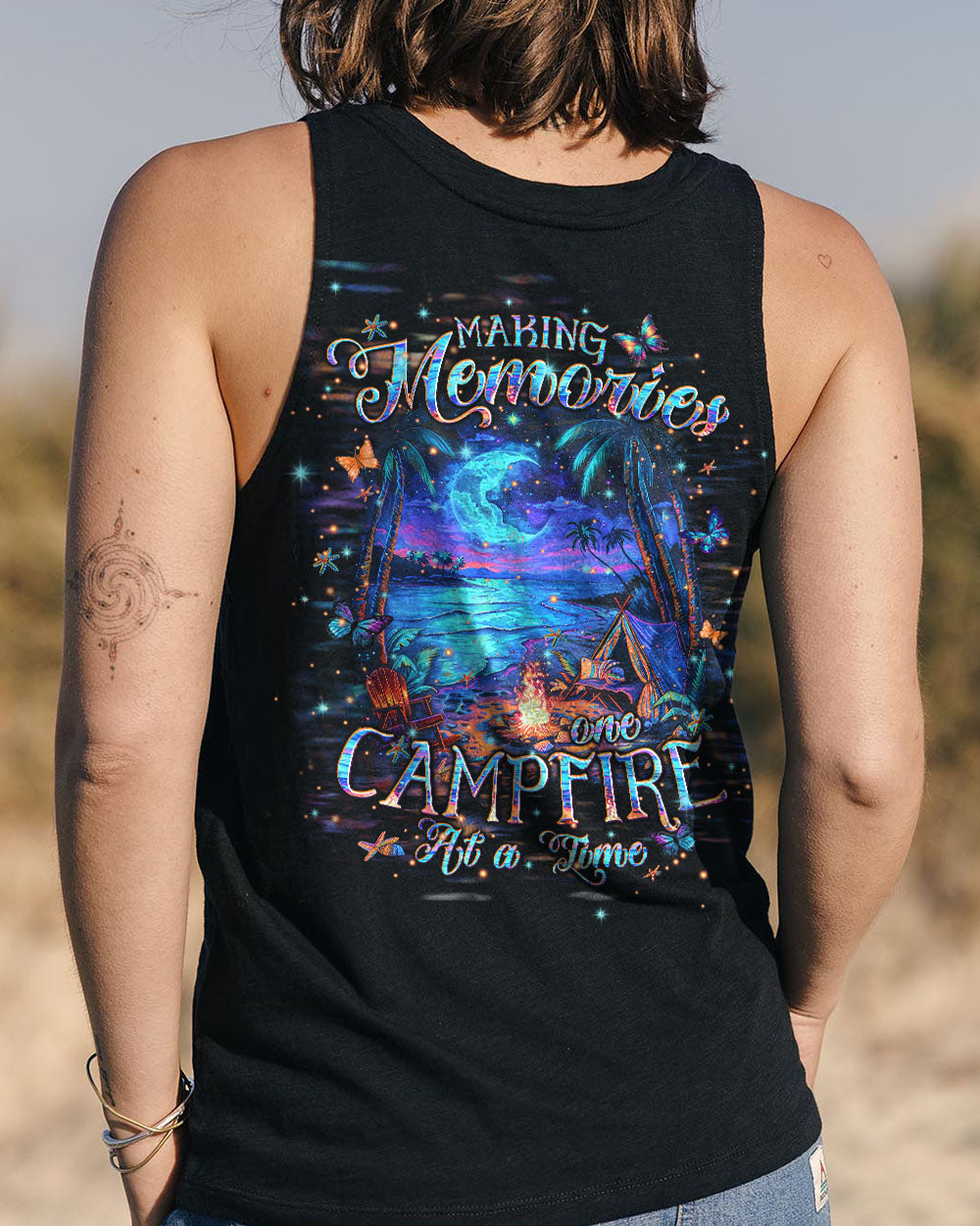 MAKING MEMORIES ONE CAMPFIRE AT A TIME ALL OVER PRINT - TLPQ2604241