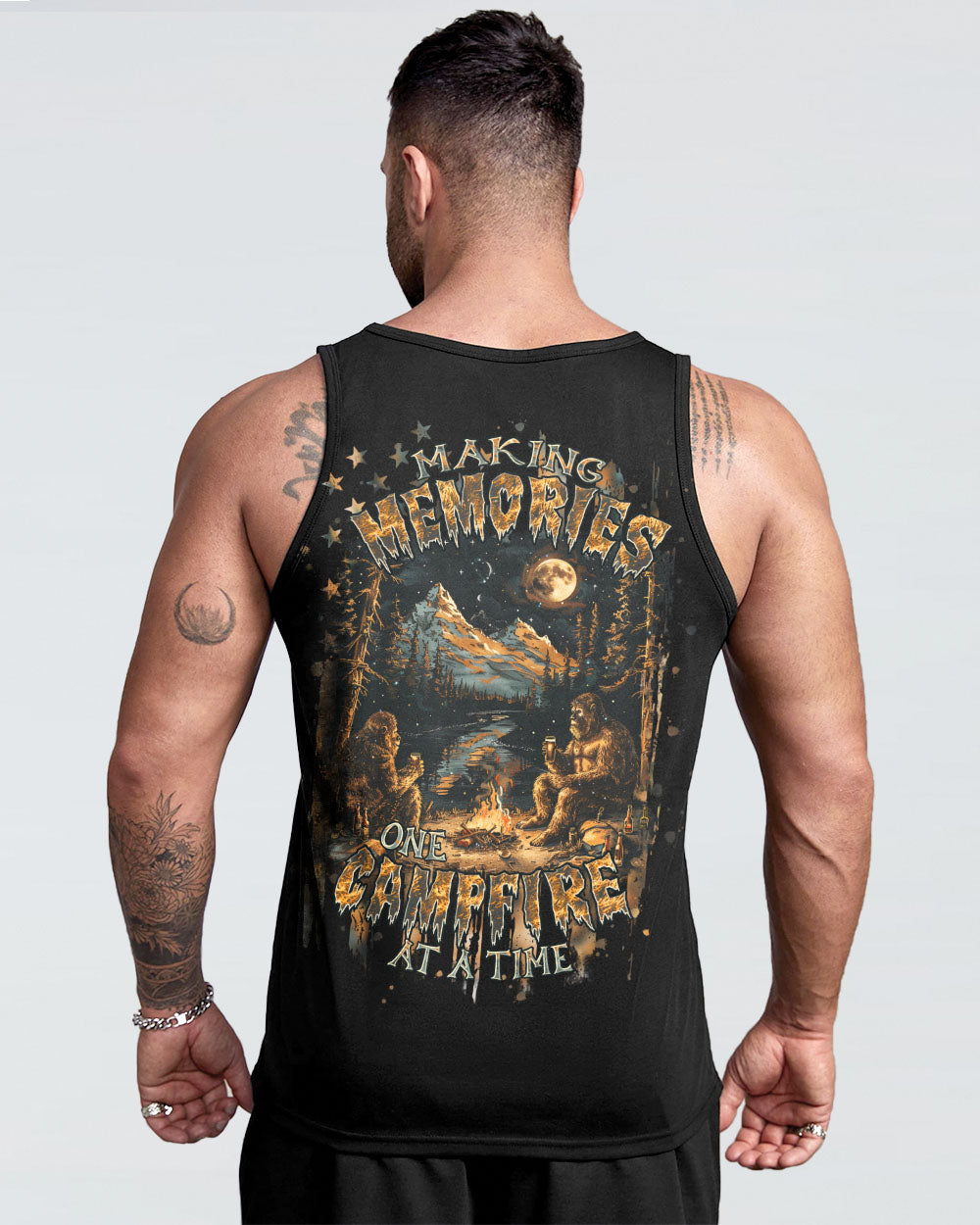 MAKING MEMORIES ONE CAMPFIRE AT A TIME BIGFOOT ALL OVER PRINT - TLPQ2608244