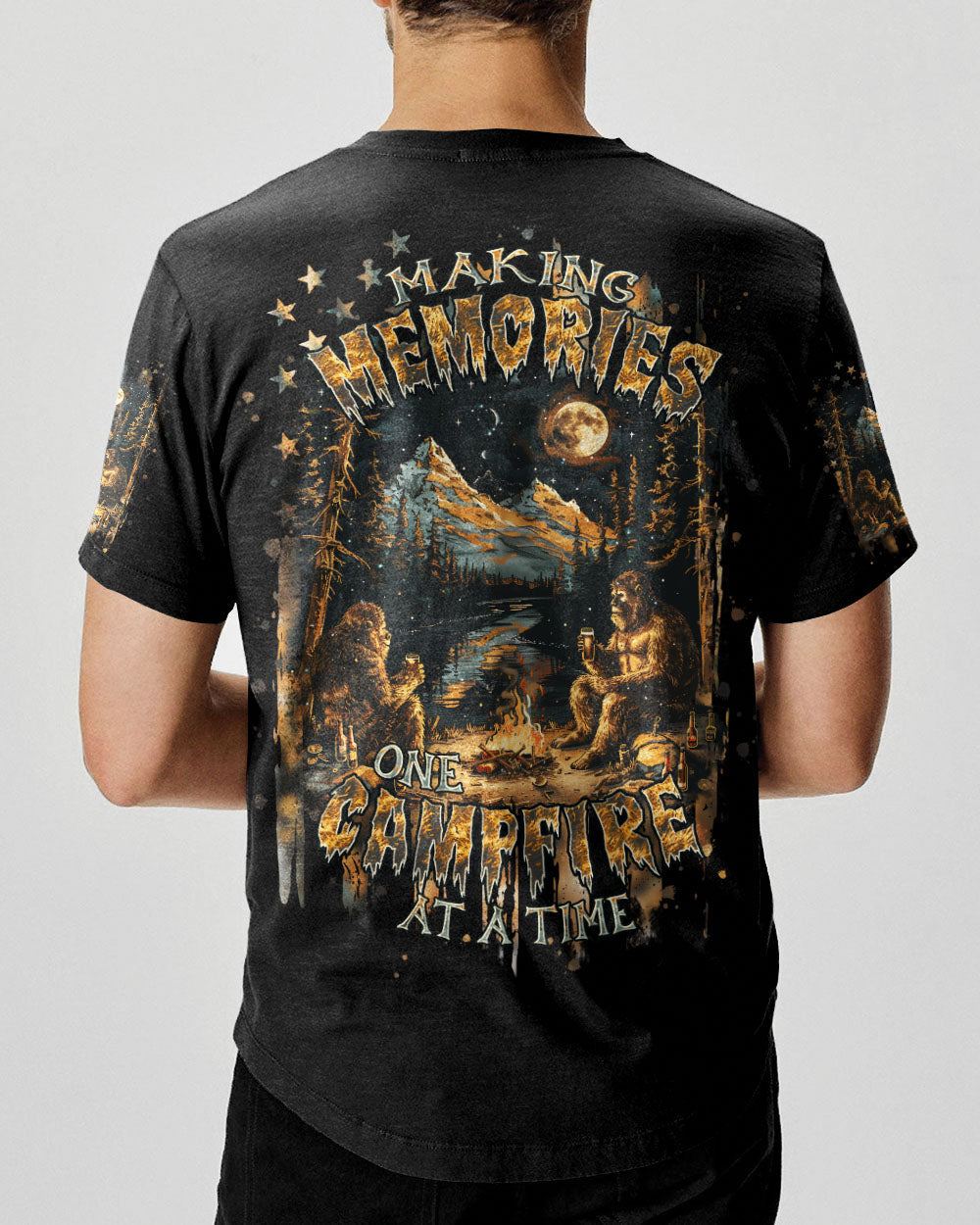 MAKING MEMORIES ONE CAMPFIRE AT A TIME BIGFOOT ALL OVER PRINT - TLPQ2608244