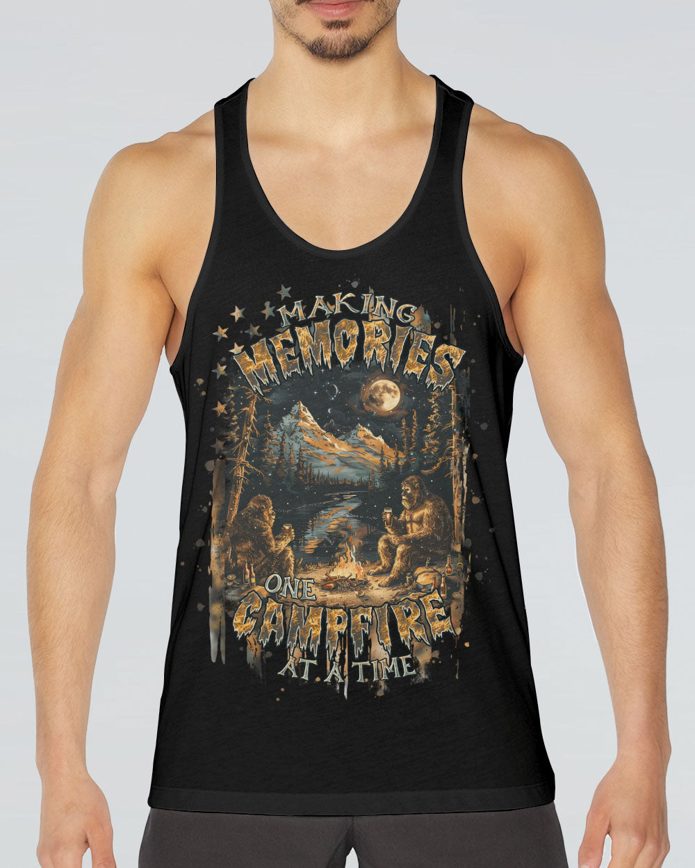 MAKING MEMORIES ONE CAMPFIRE AT A TIME BIGFOOT ALL OVER PRINT - TLPQ2608244