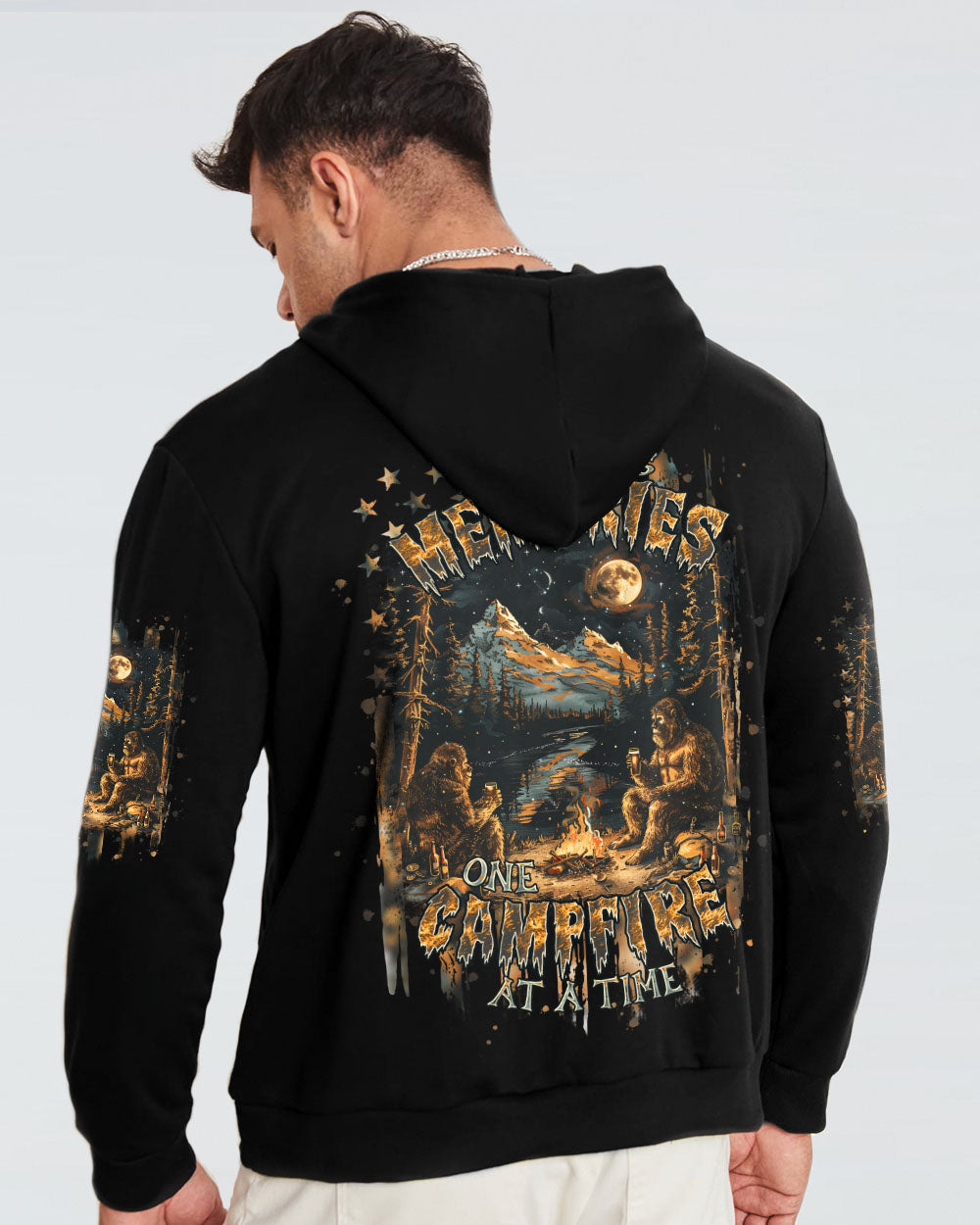 MAKING MEMORIES ONE CAMPFIRE AT A TIME BIGFOOT ALL OVER PRINT - TLPQ2608244