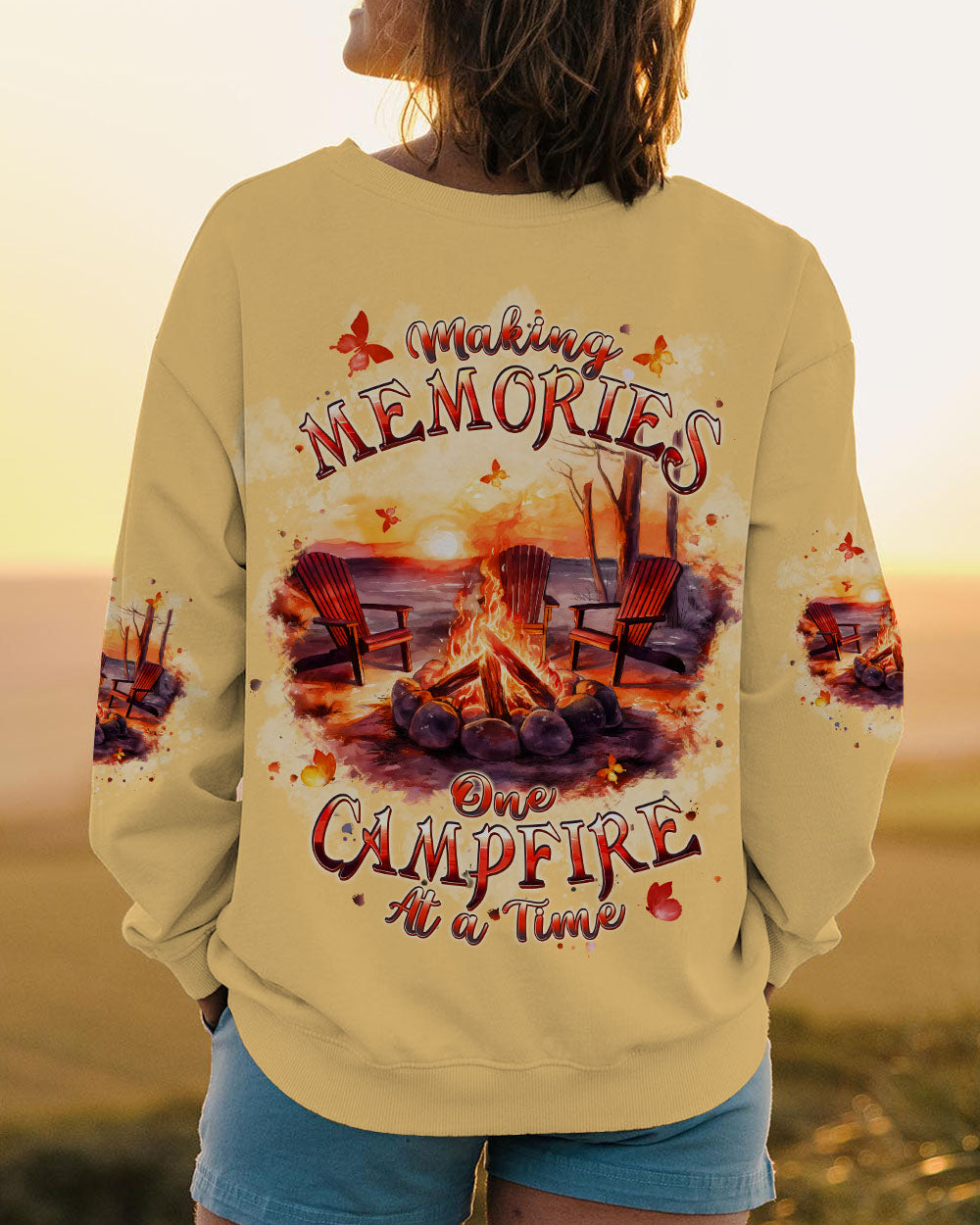 MAKING MEMORIES ONE CAMPFIRE AT A TIME ALL OVER PRINT - TLPQ2609241