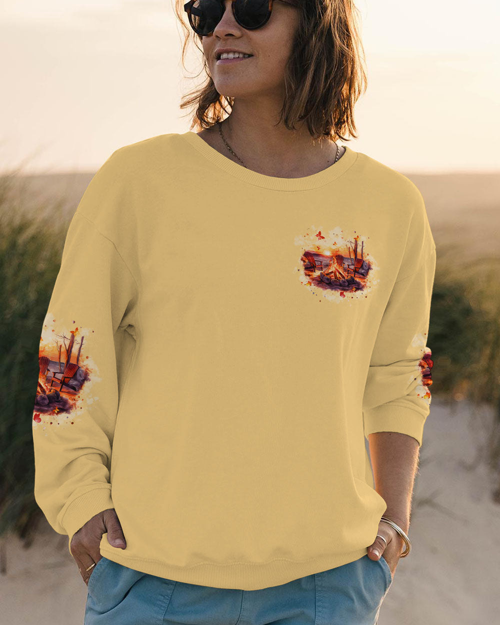 MAKING MEMORIES ONE CAMPFIRE AT A TIME ALL OVER PRINT - TLPQ2609241