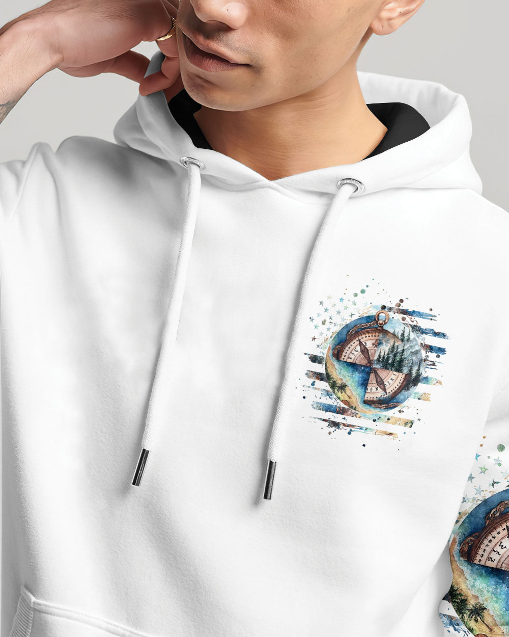 ALWAYS TAKE THE SCENIC ROUTE COMPASS ALL OVER PRINT - TLPQ2706245