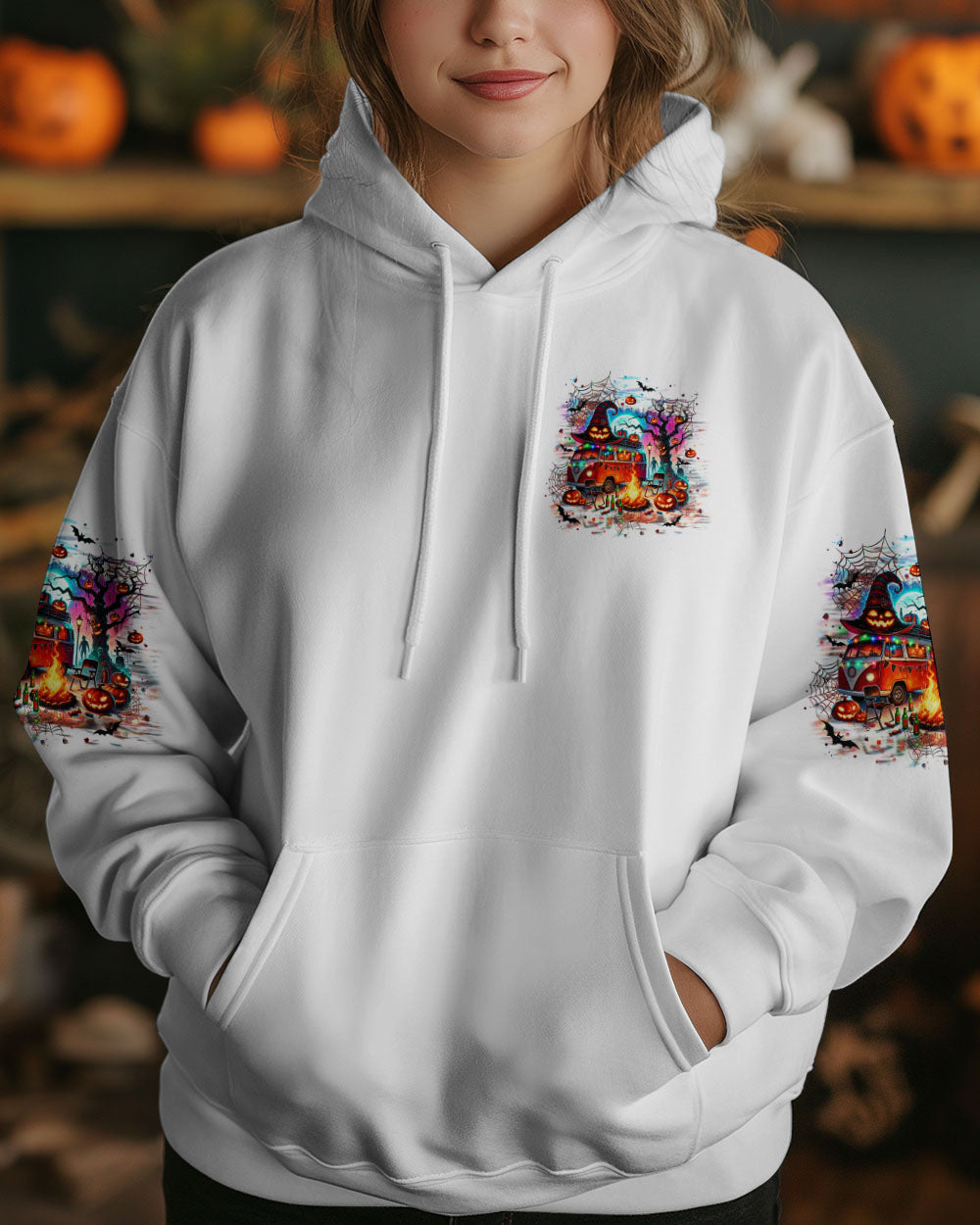 MY BROOM BROKE SO NOW HALLOWEEN CAMPING ALL OVER PRINT - TLPQ2908243