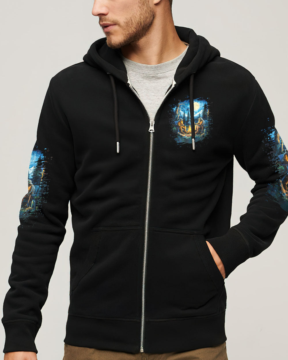 MAKING MEMORIES ONE CAMPFIRE AT A TIME BIGFOOT ALL OVER PRINT - TLPQ3009241