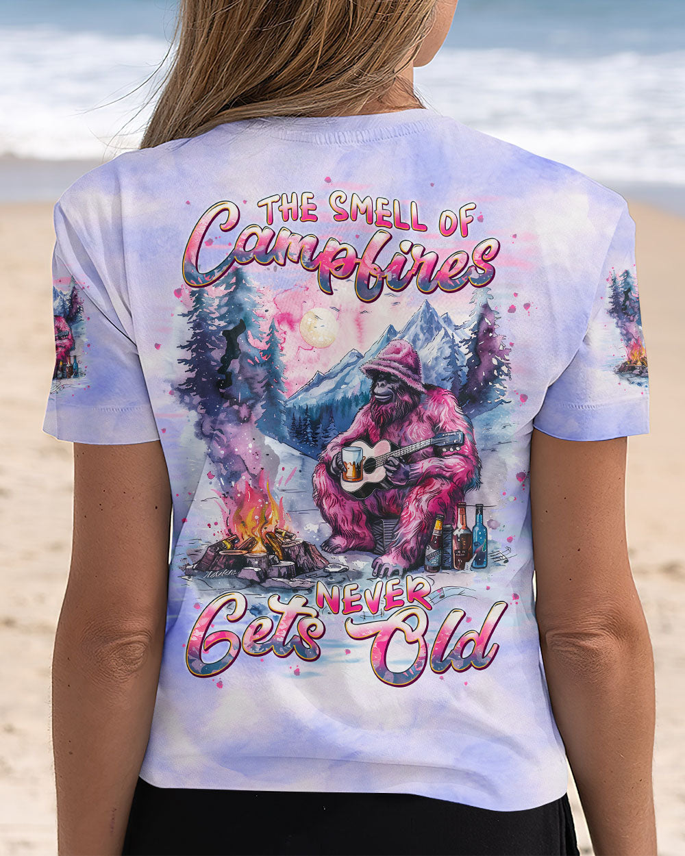 THE SMELL OF CAMPFIRES BIGFOOT ALL OVER PRINT  - TLPQ3110241