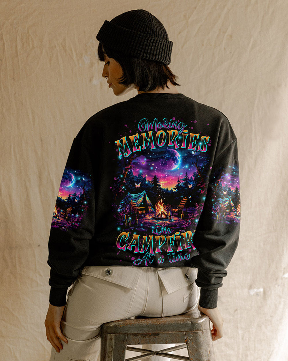 MAKING MEMORIES ONE CAMPFIRE AT A TIME ALL OVER PRINT - TLTR0110245