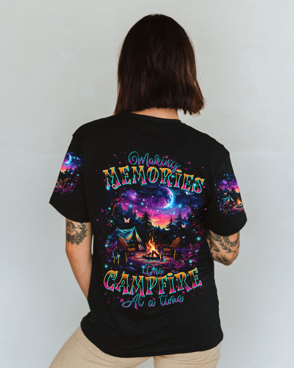 MAKING MEMORIES ONE CAMPFIRE AT A TIME ALL OVER PRINT - TLTR0110245