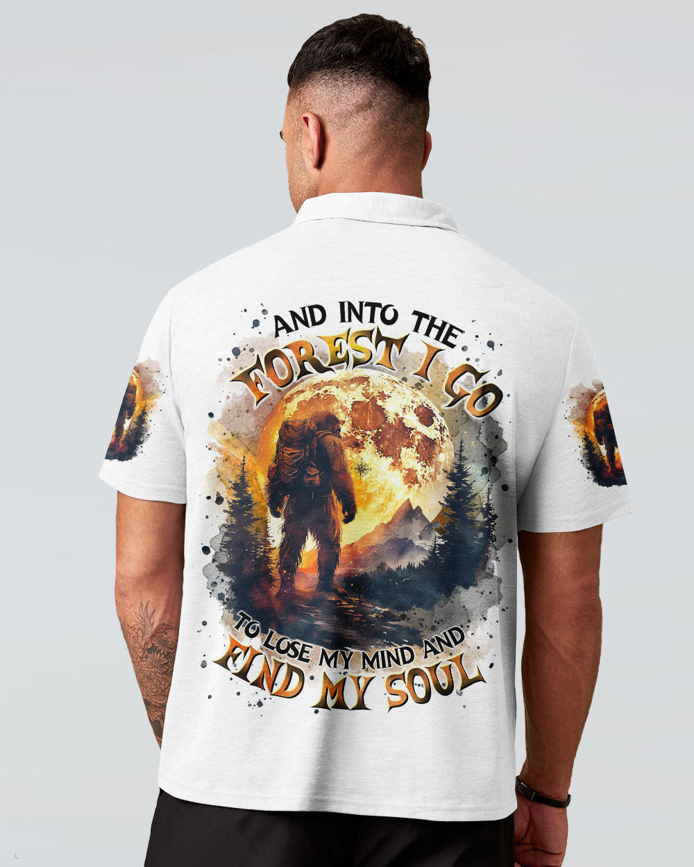 AND INTO THE FOREST I GO BIGFOOT ALL OVER PRINT - TLTR0401254