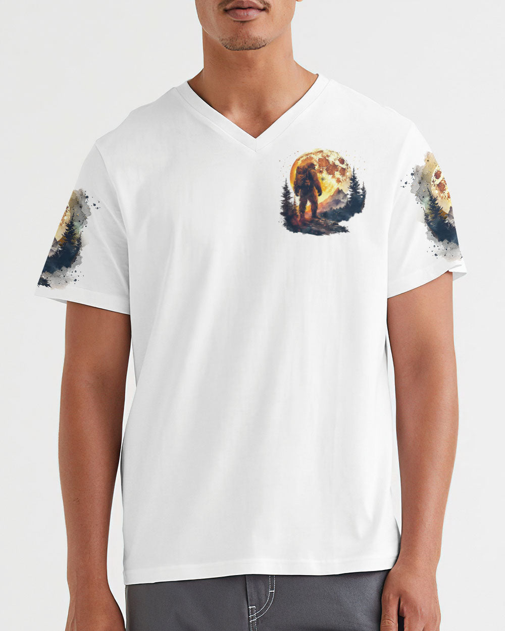 AND INTO THE FOREST I GO BIGFOOT ALL OVER PRINT - TLTR0401254