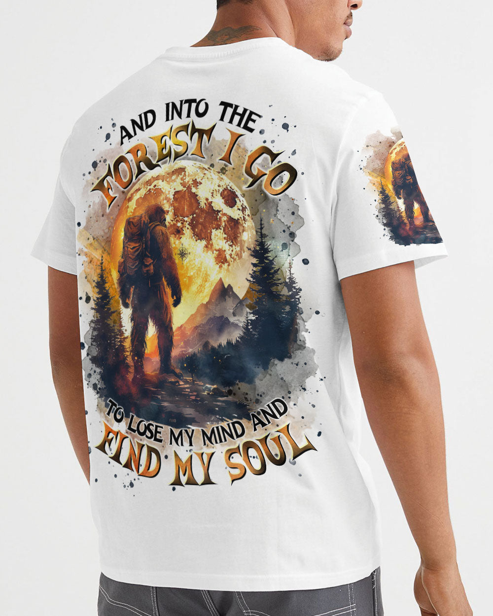AND INTO THE FOREST I GO BIGFOOT ALL OVER PRINT - TLTR0401254