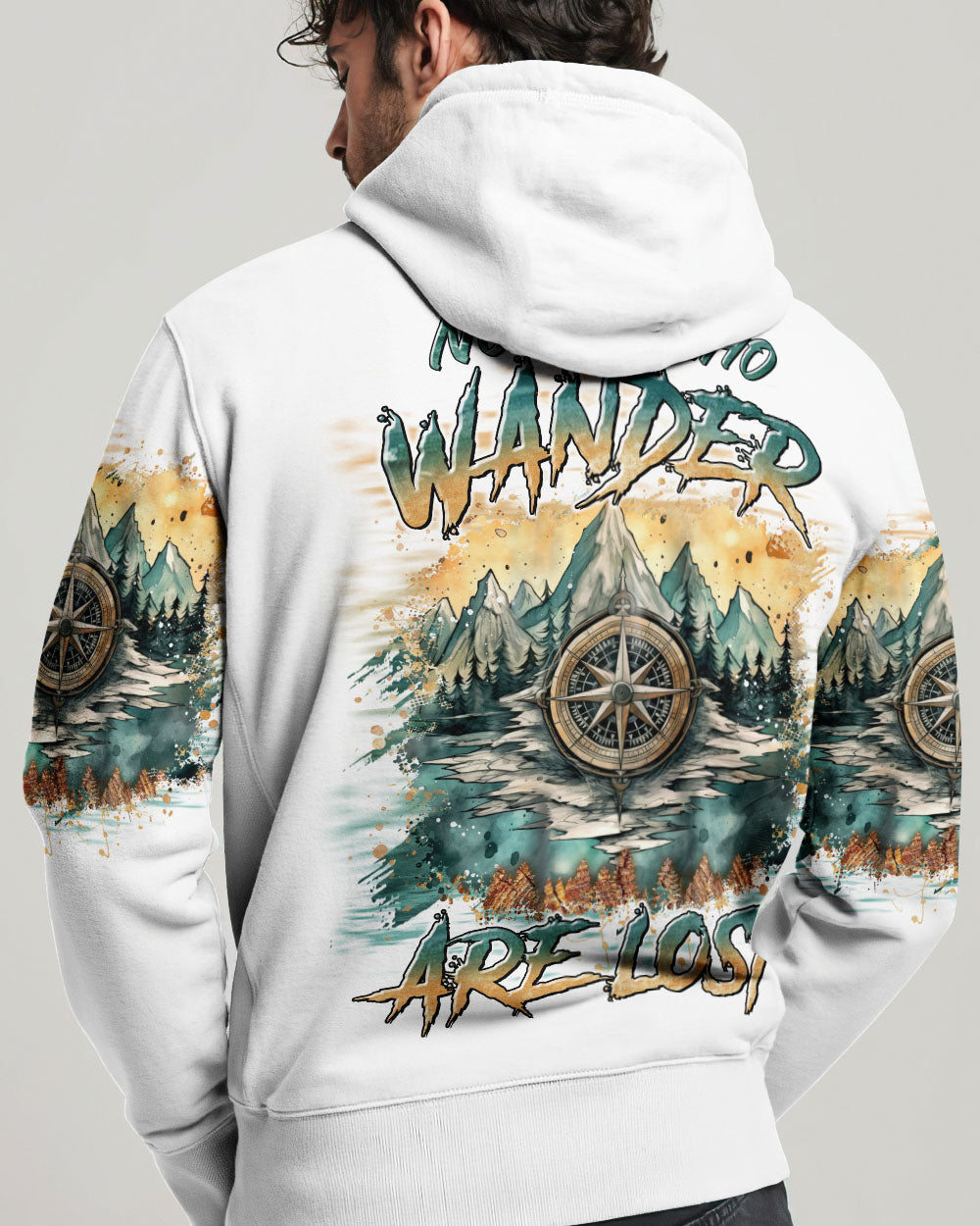 NOT ALL WHO WANDER ARE LOST COMPASS ALL OVER PRINT - TLTR0409242