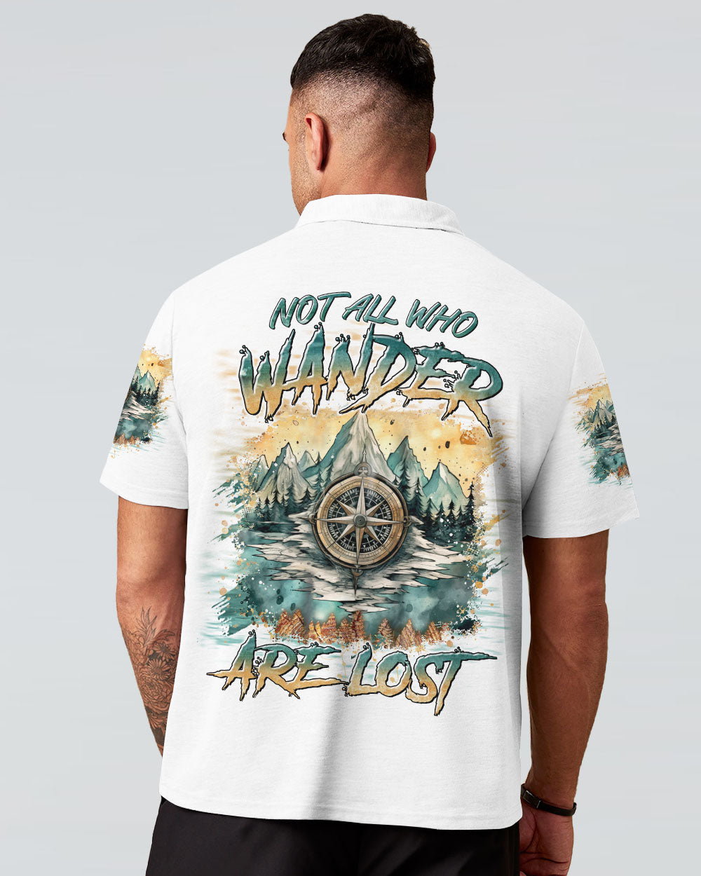 NOT ALL WHO WANDER ARE LOST COMPASS ALL OVER PRINT - TLTR0409242