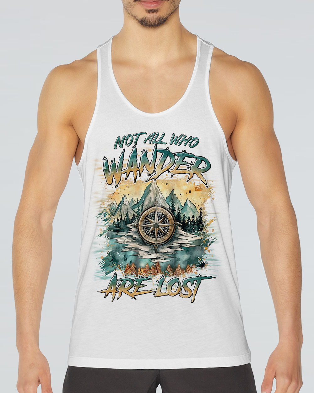 NOT ALL WHO WANDER ARE LOST COMPASS ALL OVER PRINT - TLTR0409242