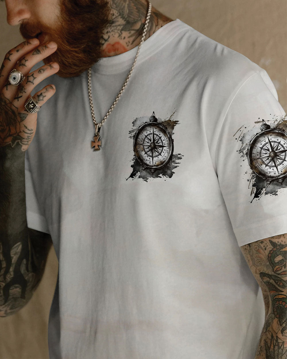 NOT ALL WHO WANDER ARE LOST COMPASS ALL OVER PRINT - TLTR0503253