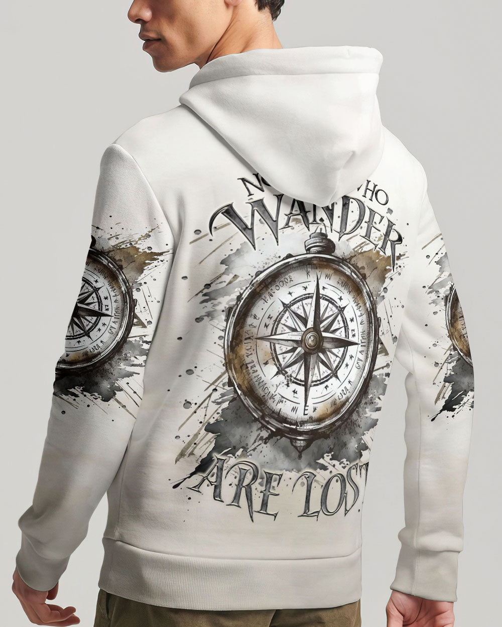 NOT ALL WHO WANDER ARE LOST COMPASS ALL OVER PRINT - TLTR0503253