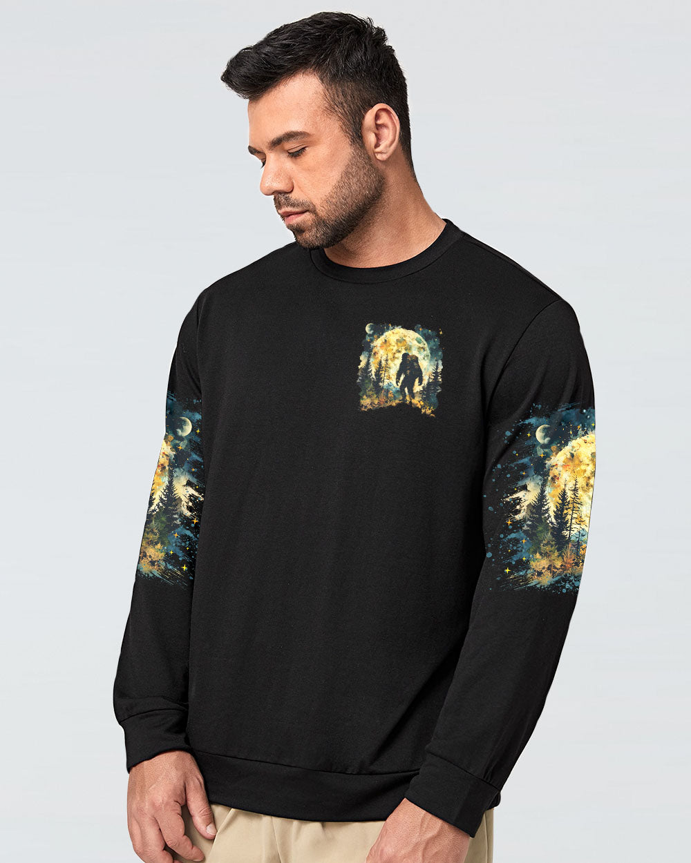 NOT ALL WHO WANDER ARE LOST BIGFOOT ALL OVER PRINT - TLTR0601252