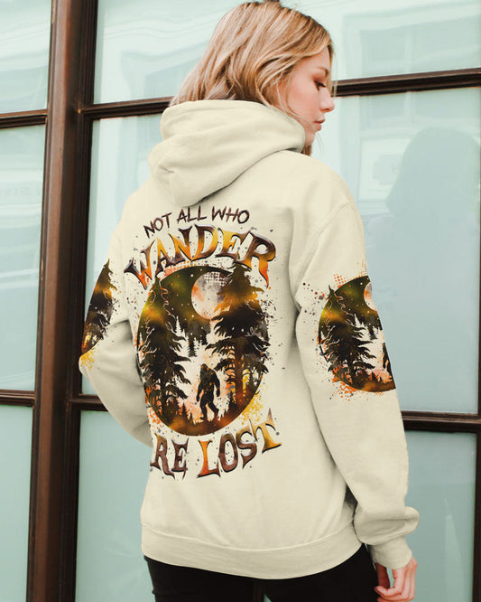 NOT ALL WHO WANDER ARE LOST BIGFOOT MOON ALL OVER PRINT - TLTR0611241