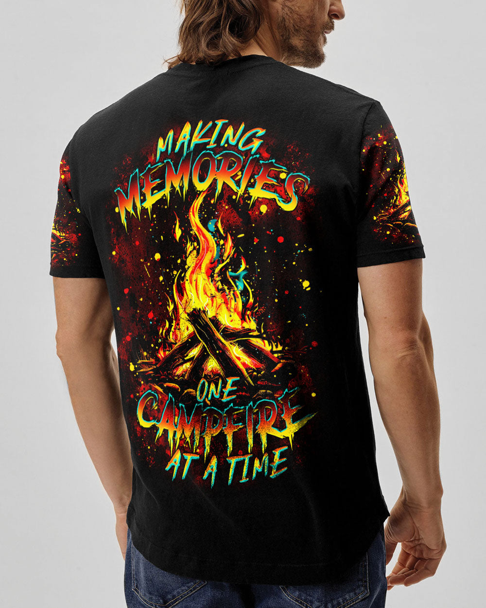MAKING MEMORIES ONE CAMPFIRE AT A TIME ALL OVER PRINT  - TLTR0703253