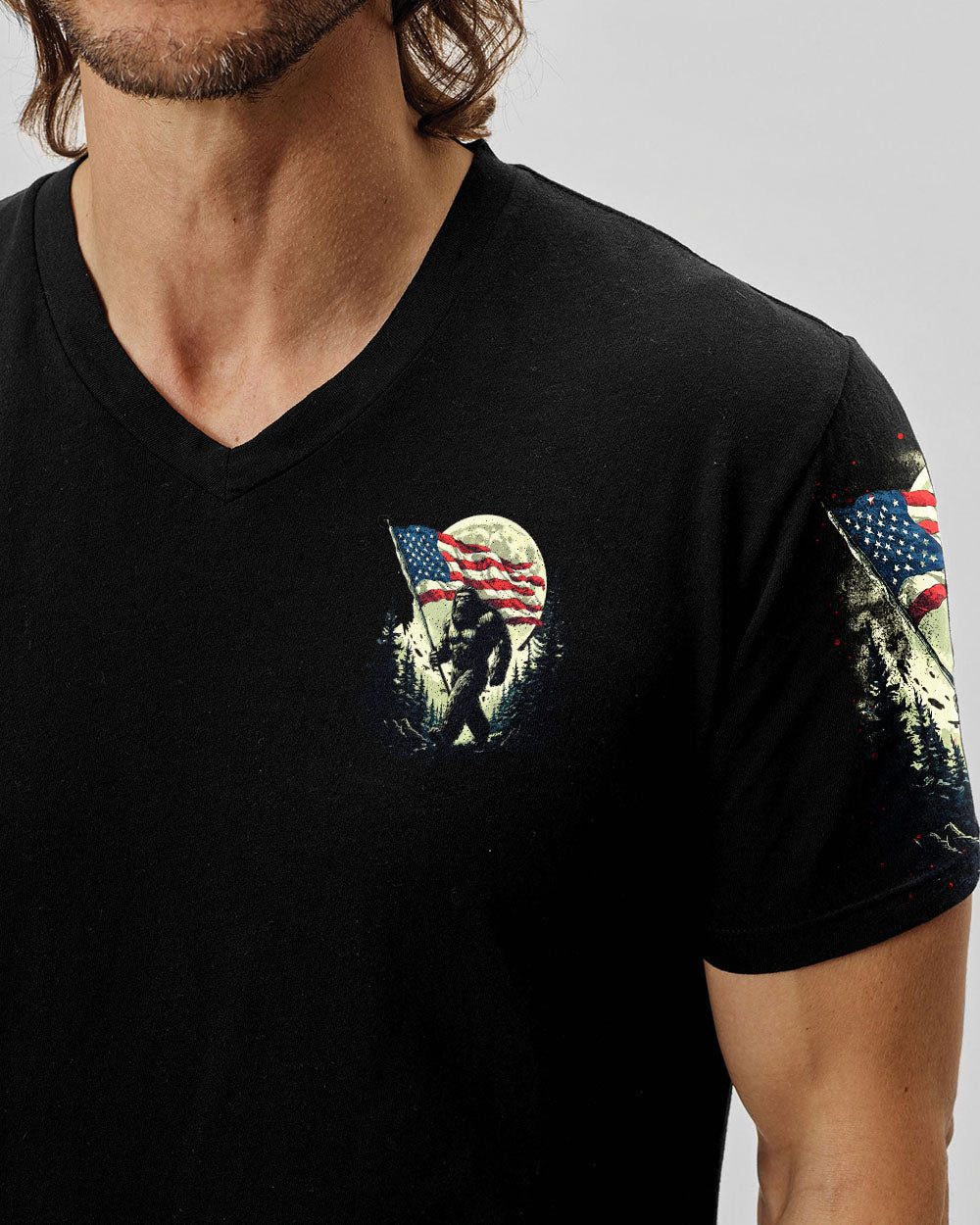 NOT ALL WHO WANDER ARE LOST BIGFOOT ALL OVER PRINT - TLTR0705253