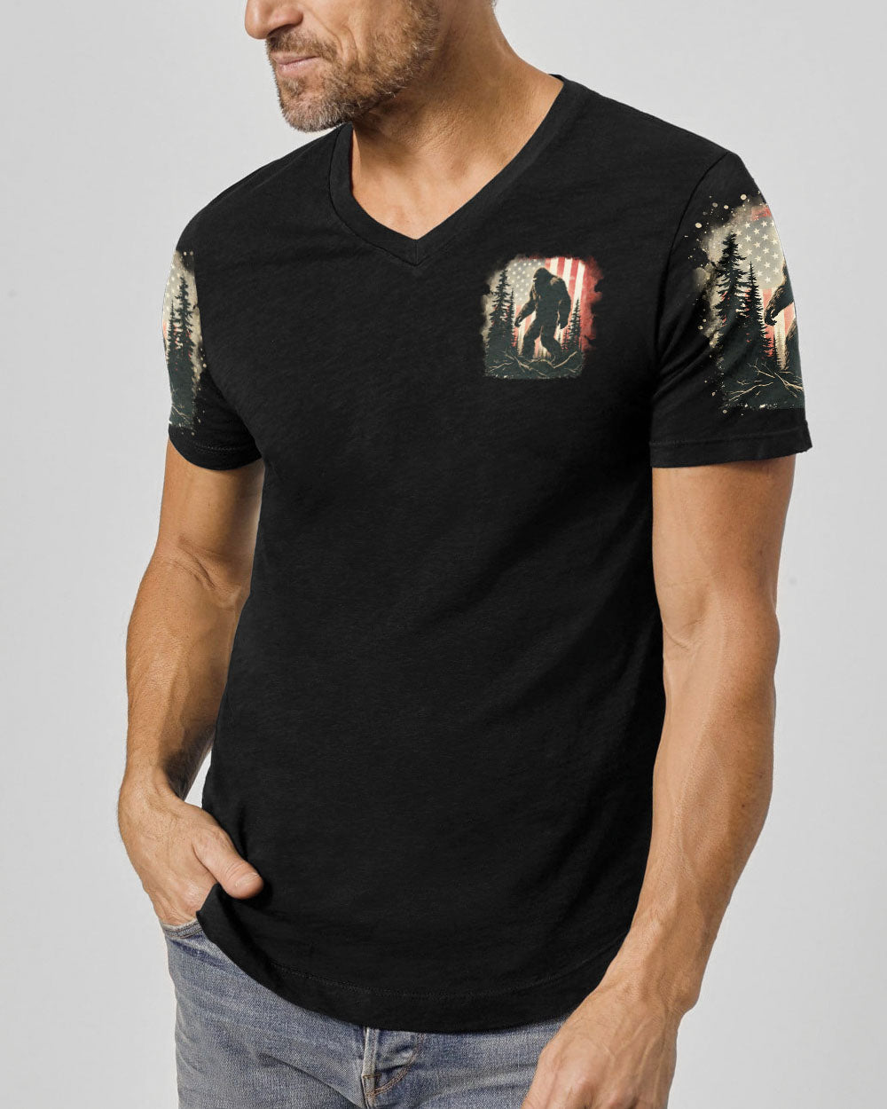 NOT ALL WHO WANDER ARE LOST BIGFOOT ALL OVER PRINT - TLTR0905253