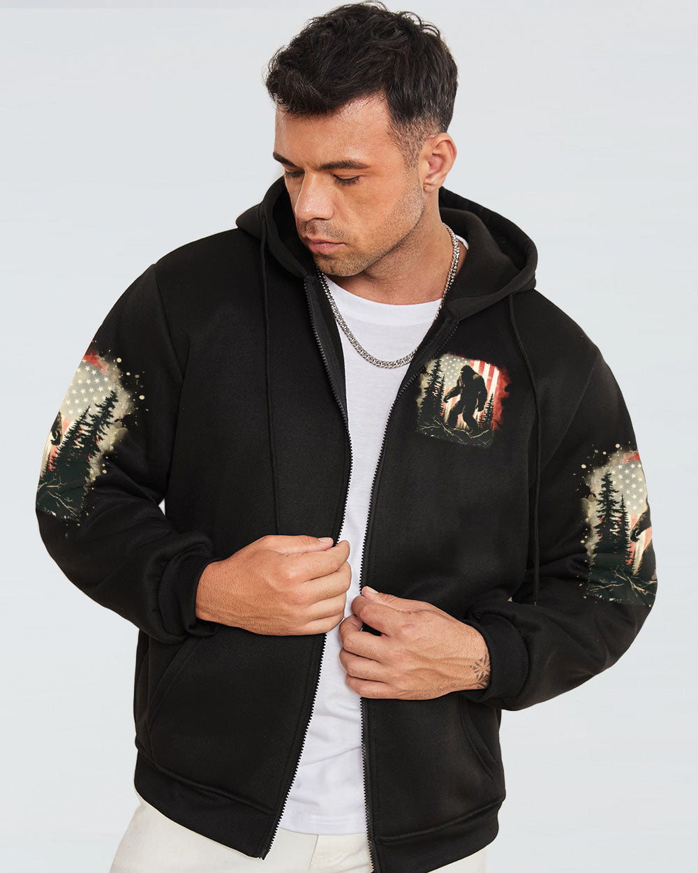 NOT ALL WHO WANDER ARE LOST BIGFOOT ALL OVER PRINT - TLTR0905253