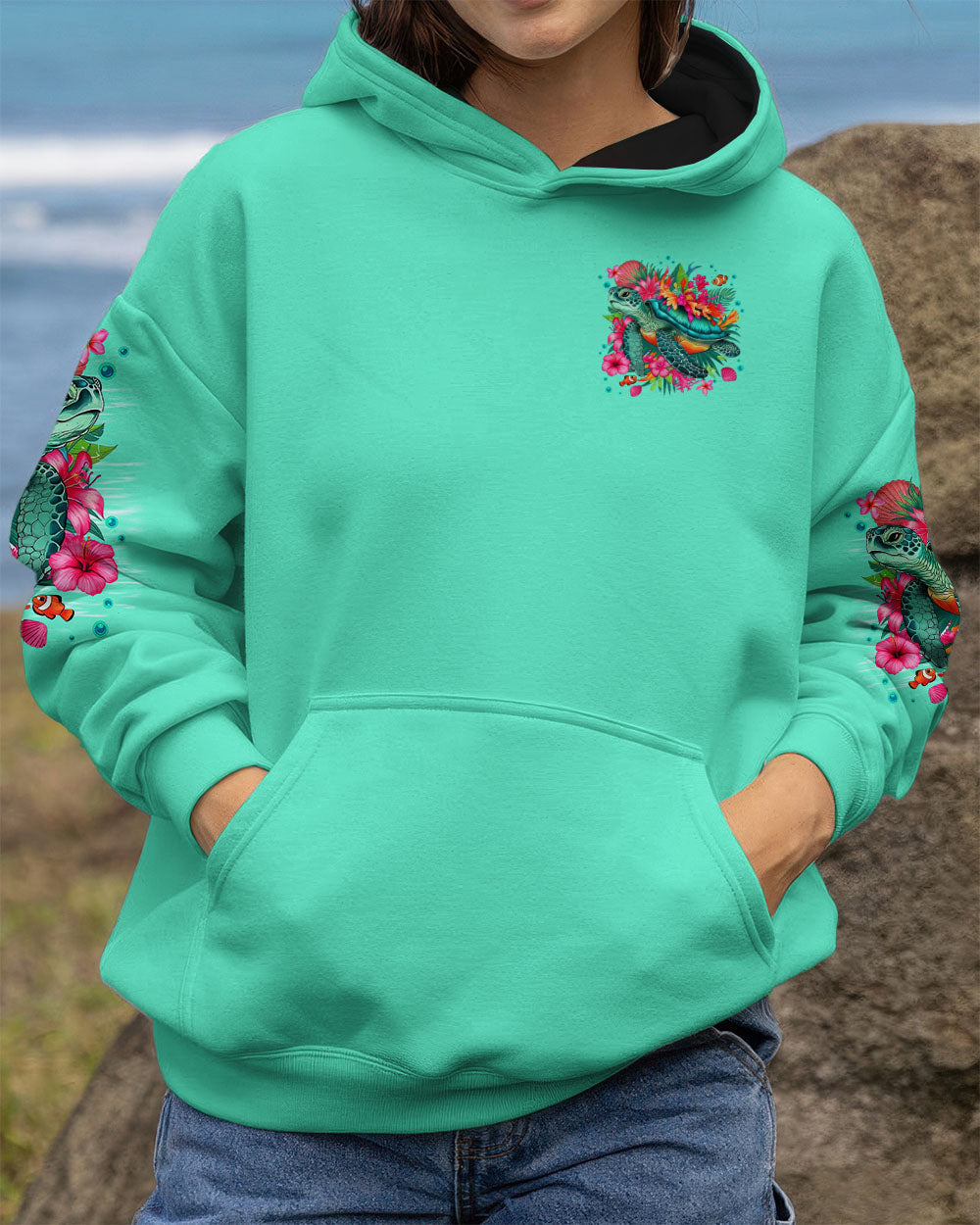 LOST AT SEA TURTLE ALL OVER PRINT - TLTR0909253