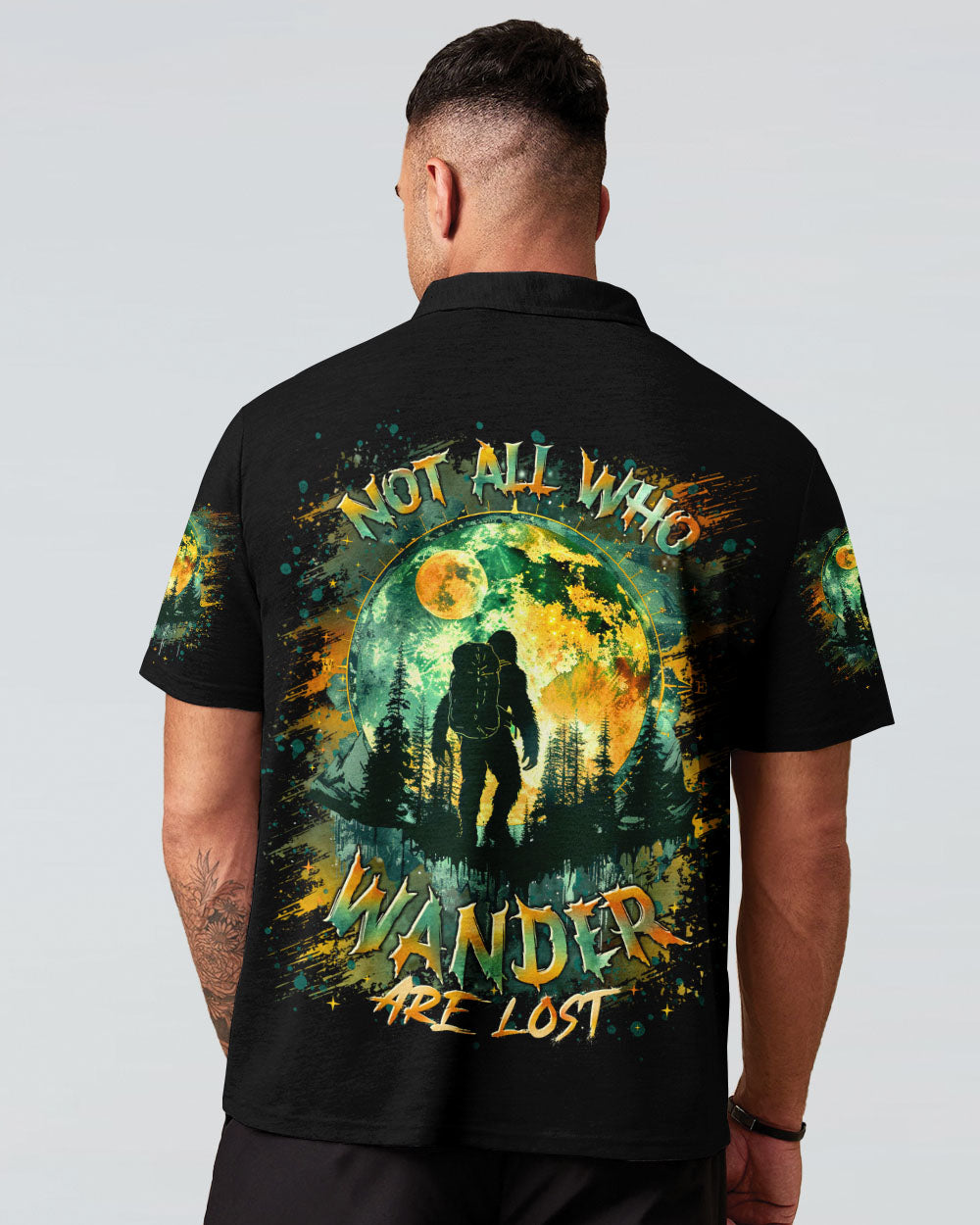 NOT ALL WHO WANDER ARE LOST  BIGFOOT ALL OVER PRINT - TLTR1002252