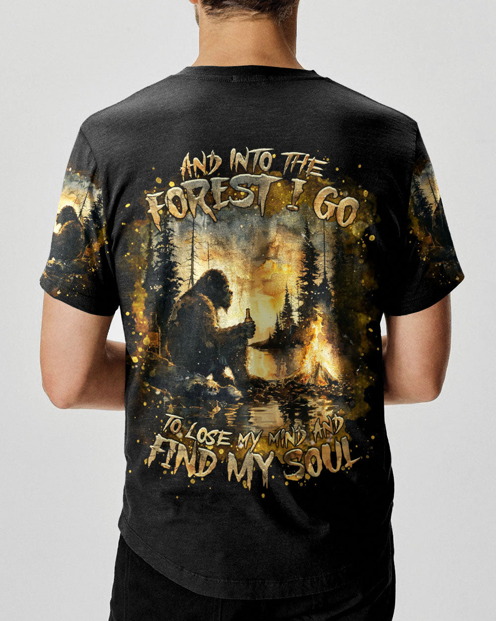 AND INTO THE FOREST I GO BIGFOOT ALL OVER PRINT   - TLTR1003252