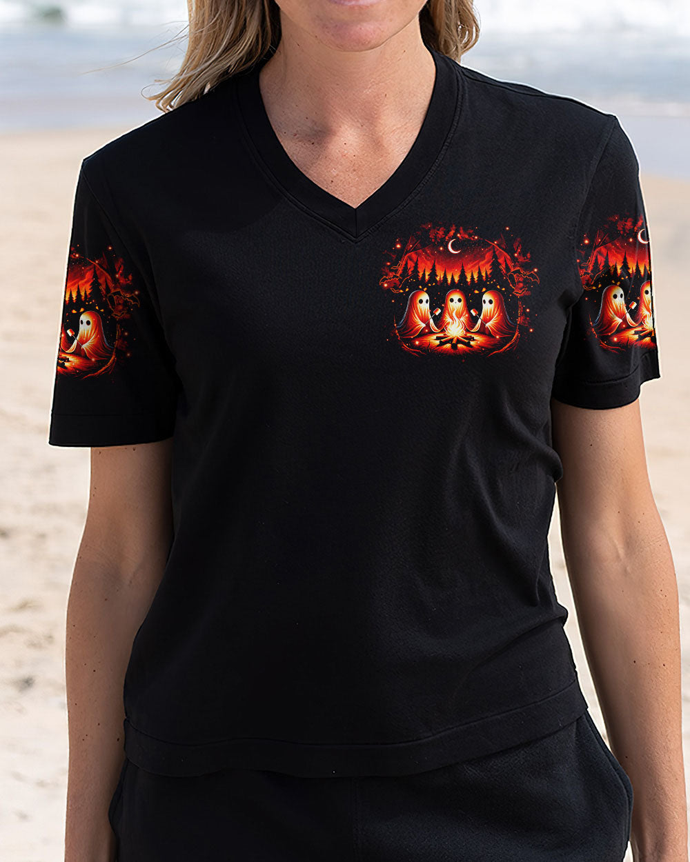 LET'S GET TOASTED BOOS HALLOWEEN ALL OVER PRINT - TLTR1009245
