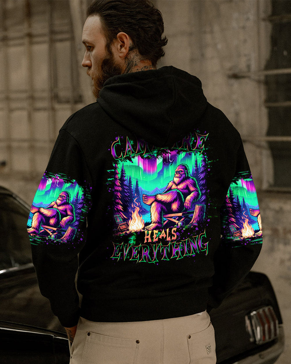 CAMPFIRE HEALS EVERYTHING BIGFOOT ALL OVER PRINT   - TLTR1112243