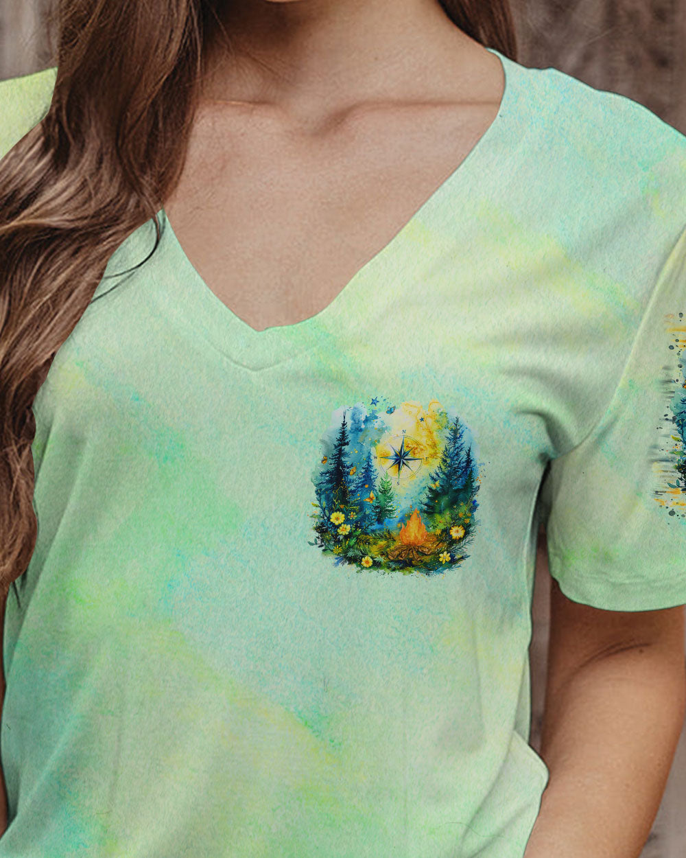 THE CLOSER I GET TO NATURE COMPASS ALL OVER PRINT - TLTR1208244