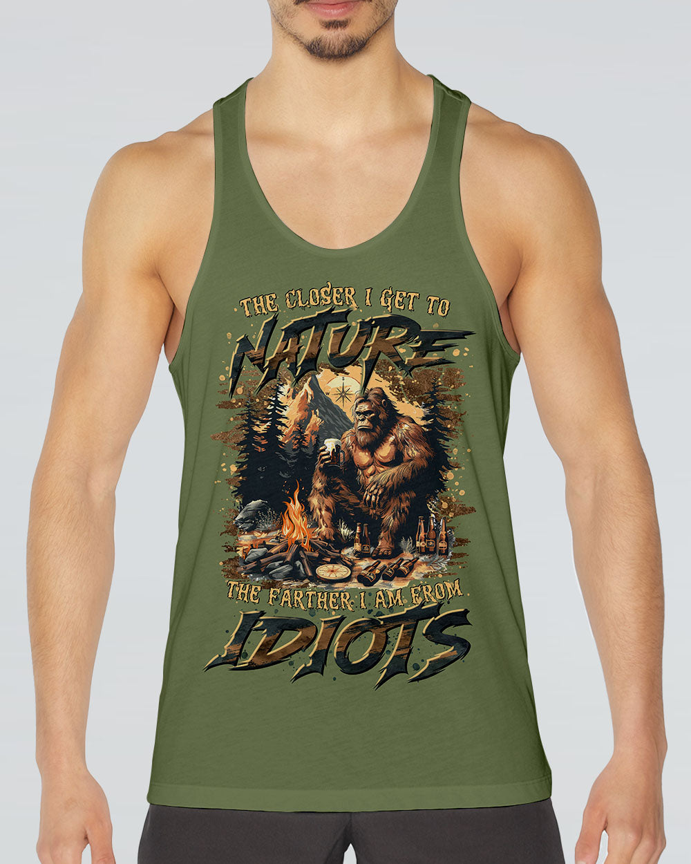 THE CLOSER I GET TO NATURE BIGFOOT ALL OVER PRINT - TLTR1210244
