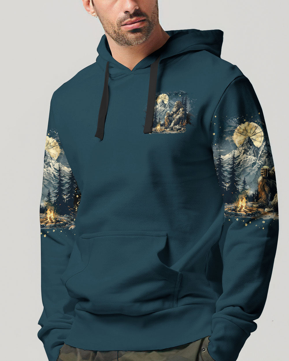 THE CLOSER I GET TO NATURE BIGFOOT ALL OVER PRINT - TLTR1212242
