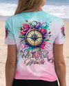 WANDER WOMAN FLORAL COMPASS ALL OVER PRINT  - TLTR1303253