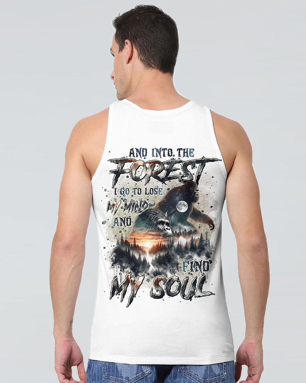 AND INTO THE FOREST I GO BIGFOOT ALL OVER PRINT - TLTR1309241