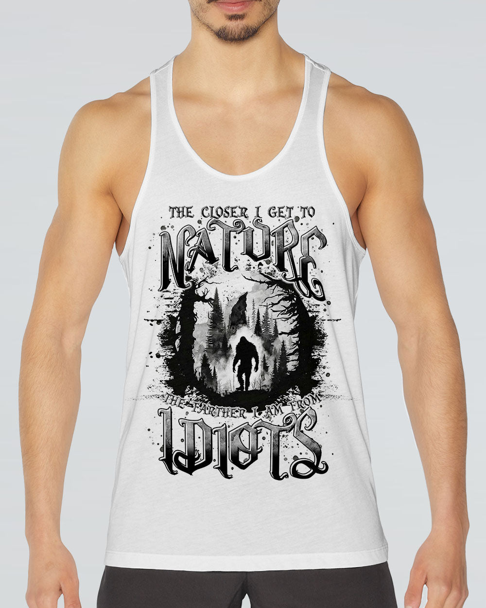 THE CLOSER I GET TO NATURE BIGFOOT ALL OVER PRINT - TLTR1409243