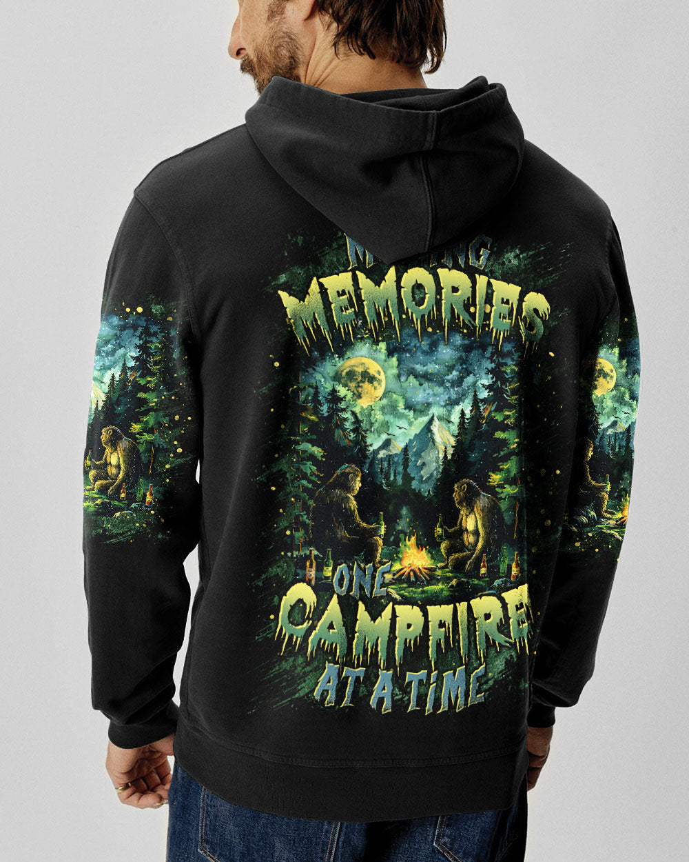 MAKING MEMORIES ONE CAMPFIRE AT A TIME BIGFOOT  ALL OVER PRINT - TLTR1612243