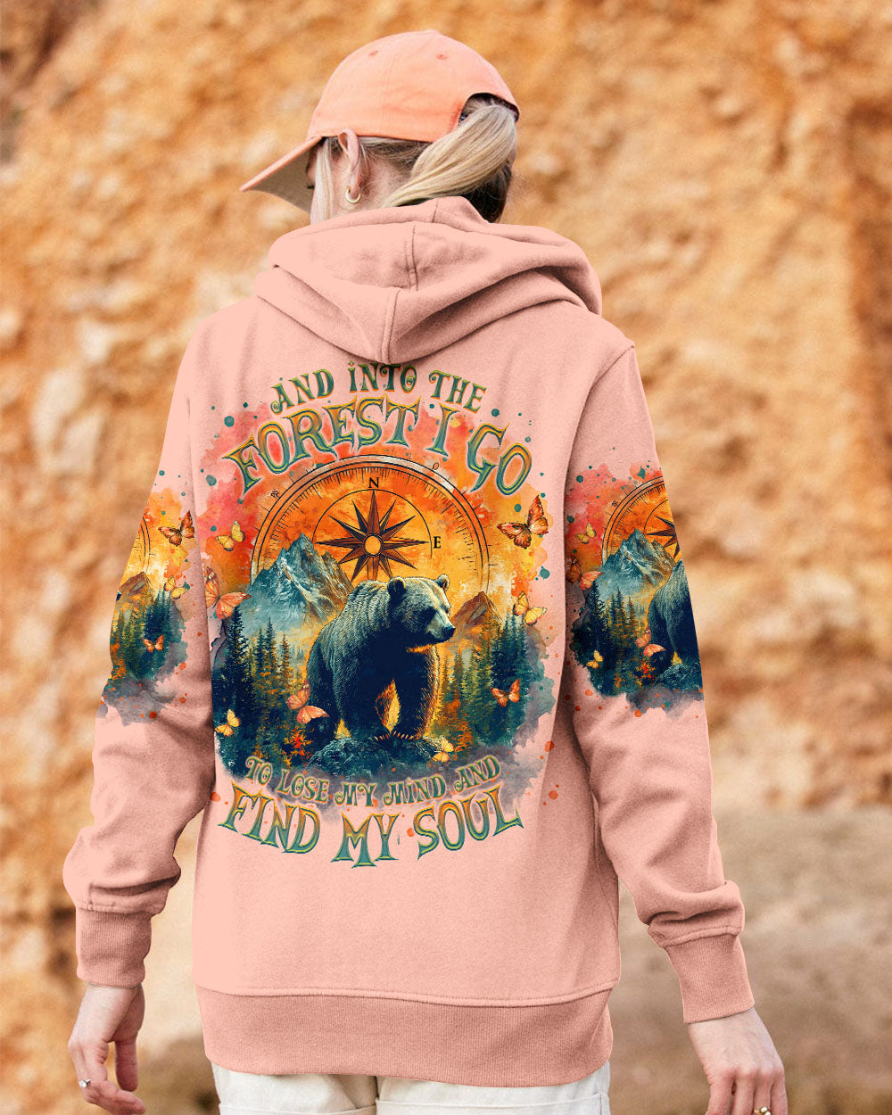 AND INTO THE FOREST I GO BEAR ALL OVER PRINT  - TLTR1803251