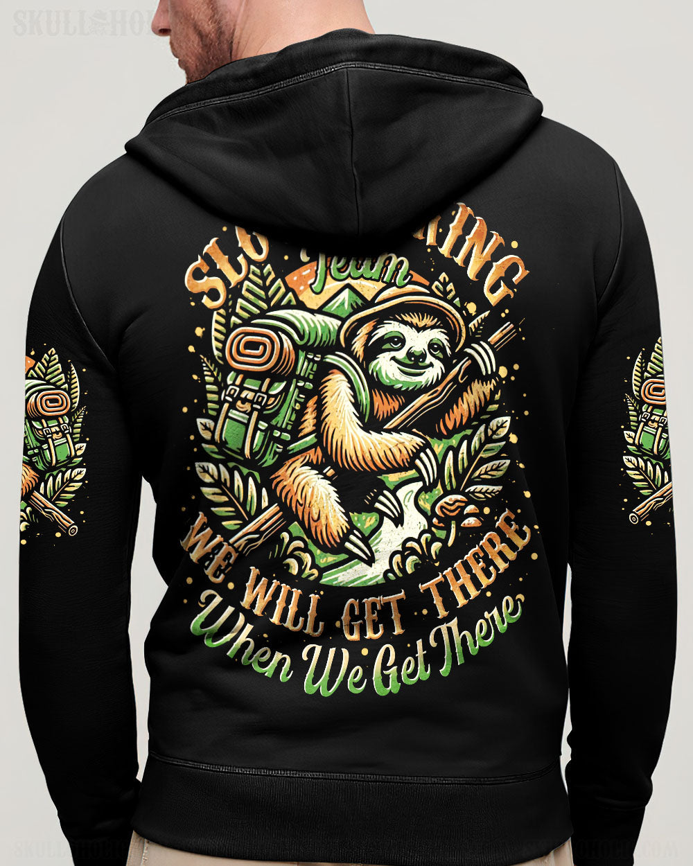 SLOTH HIKING TEAM ALL OVER PRINT - TLTR1809251