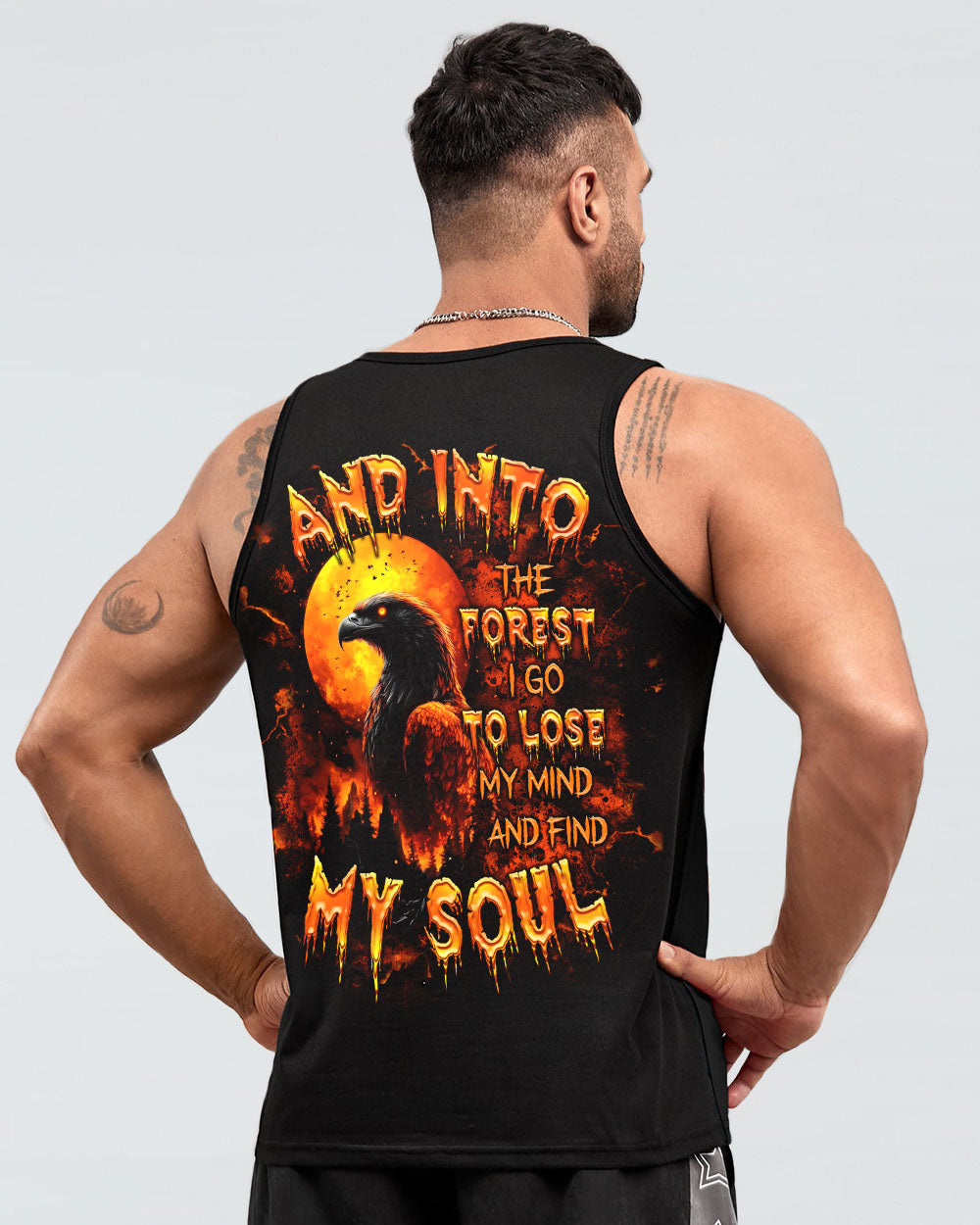 AND INTO THE FOREST I GO EAGLE ALL OVER PRINT  - TLTR1903252