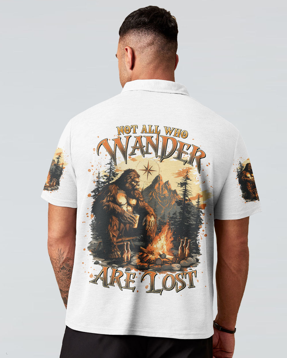 NOT ALL WHO WANDER ARE LOST BIGFOOT ALL OVER PRINT - TLTR2011243