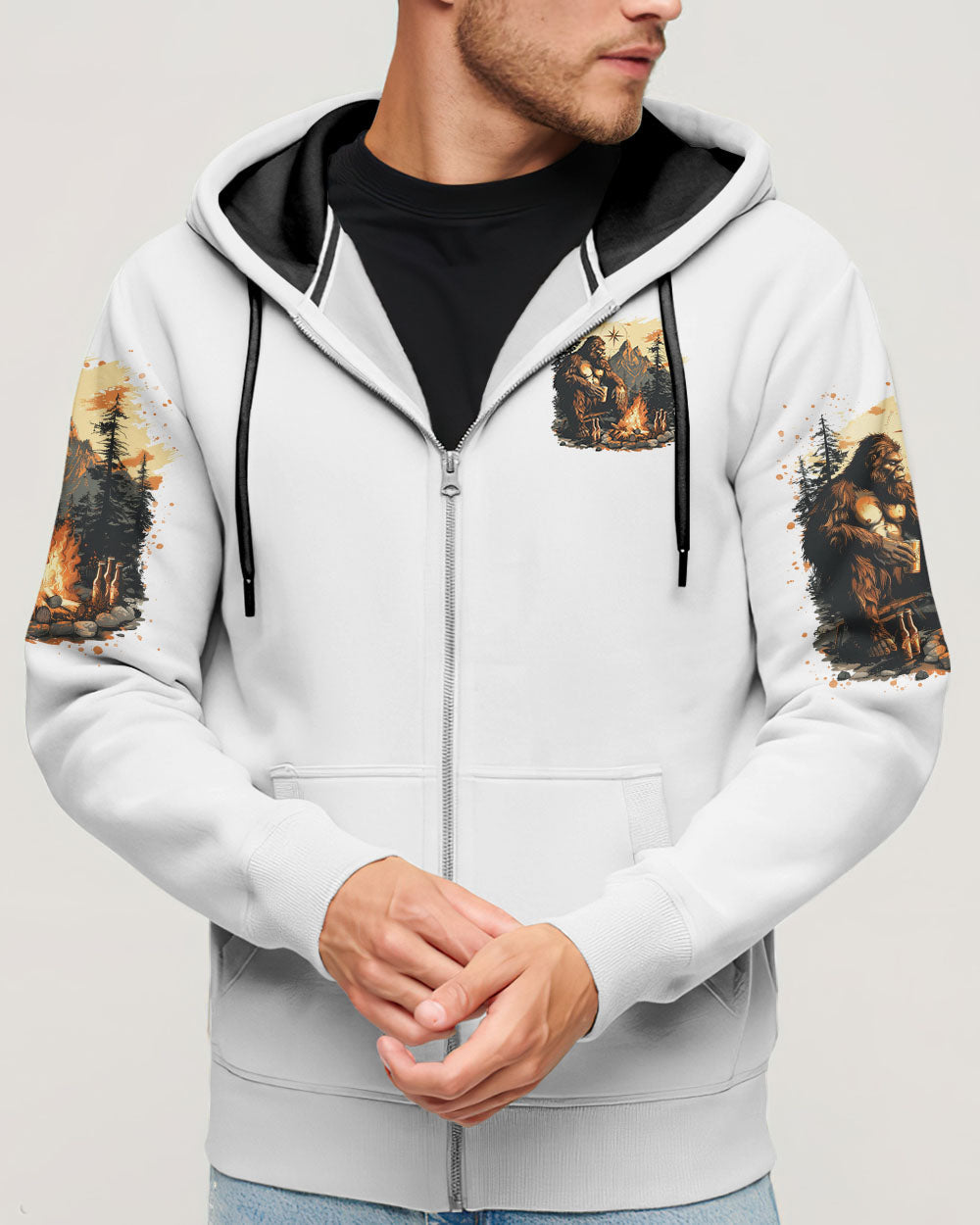 NOT ALL WHO WANDER ARE LOST BIGFOOT ALL OVER PRINT - TLTR2011243