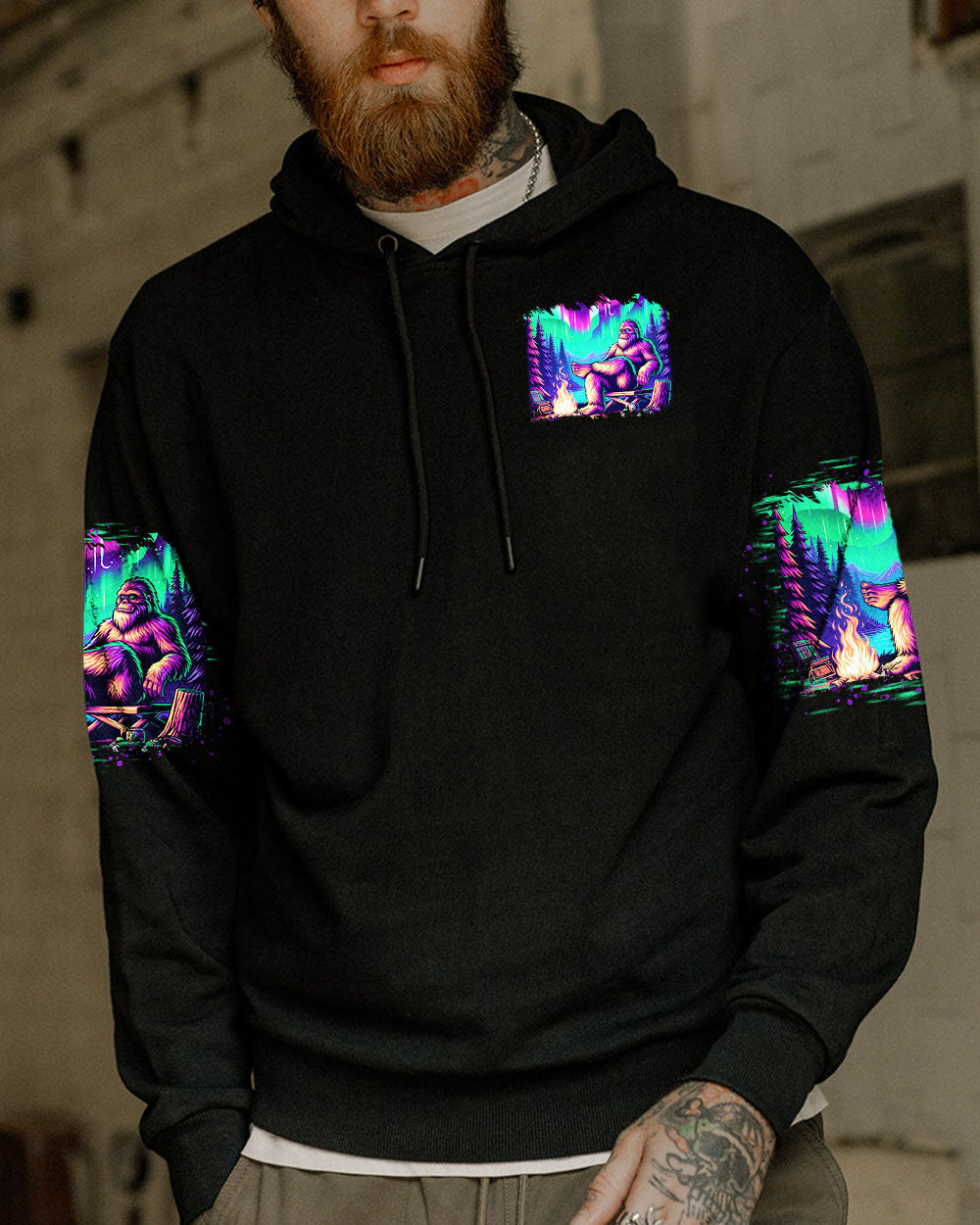  MAKING MEMORIES ONE CAMPFIRE AT A TIME BIGFOOT ALL OVER PRINT - TLTR2111244