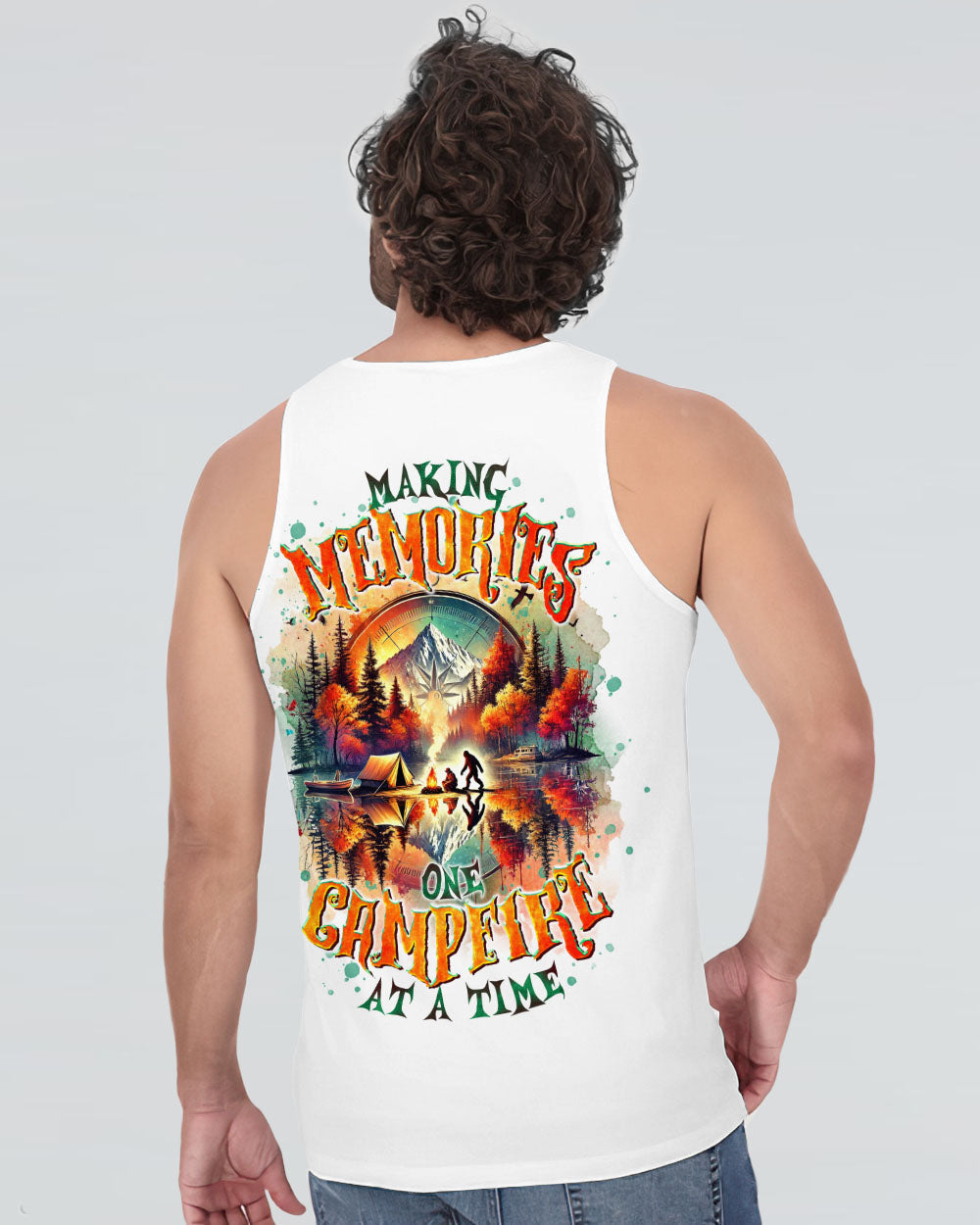MAKING MEMORIES ONE CAMPFIRE AT A TIME BIGFOOT ALL OVER PRINT  - TLTR2201254